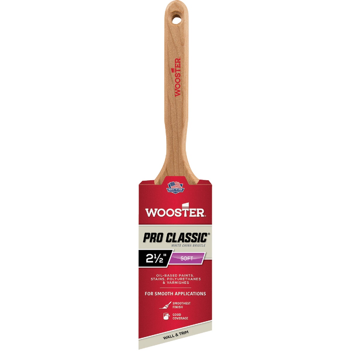 2.5" A/S WHT CHINA BRUSH