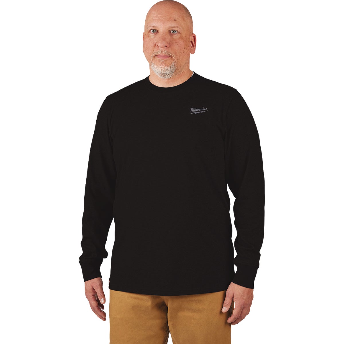 L BLK LS HYBRID SHIRT