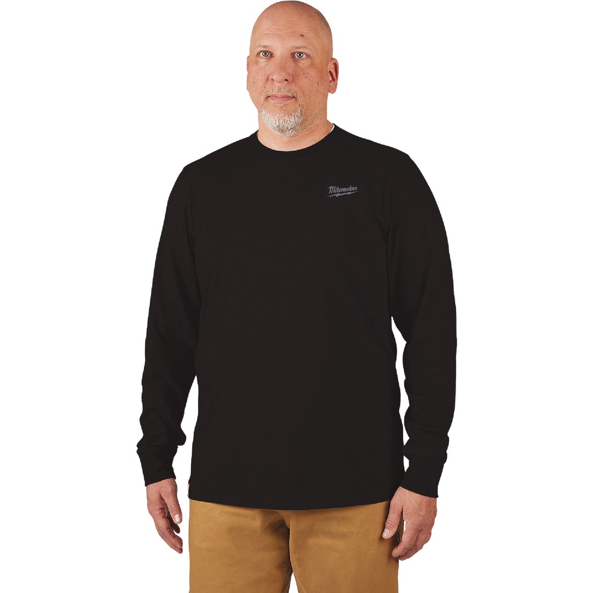 XL BLK LS HYBRID SHIRT