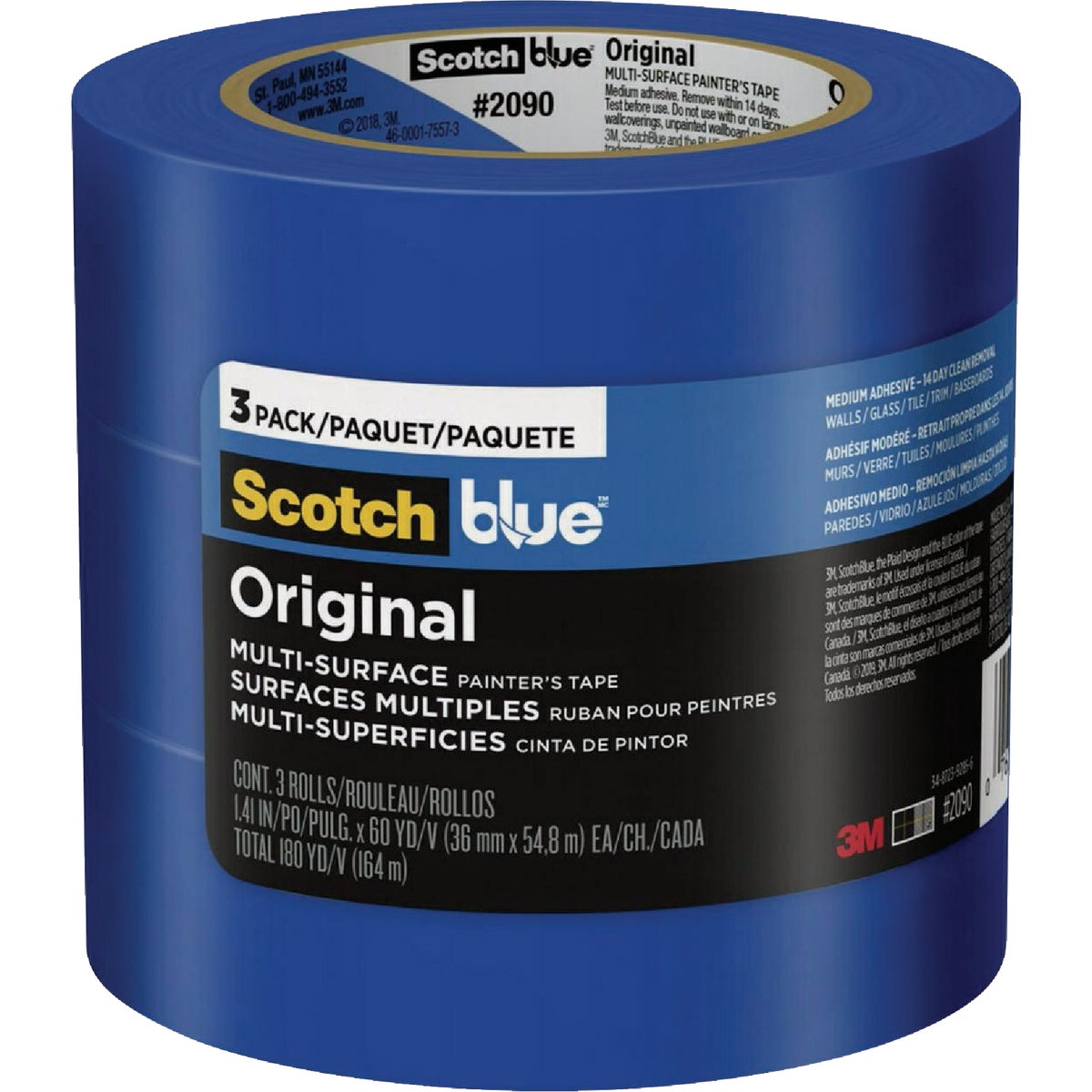 3ROLL 1.41"X60 YD TAPE