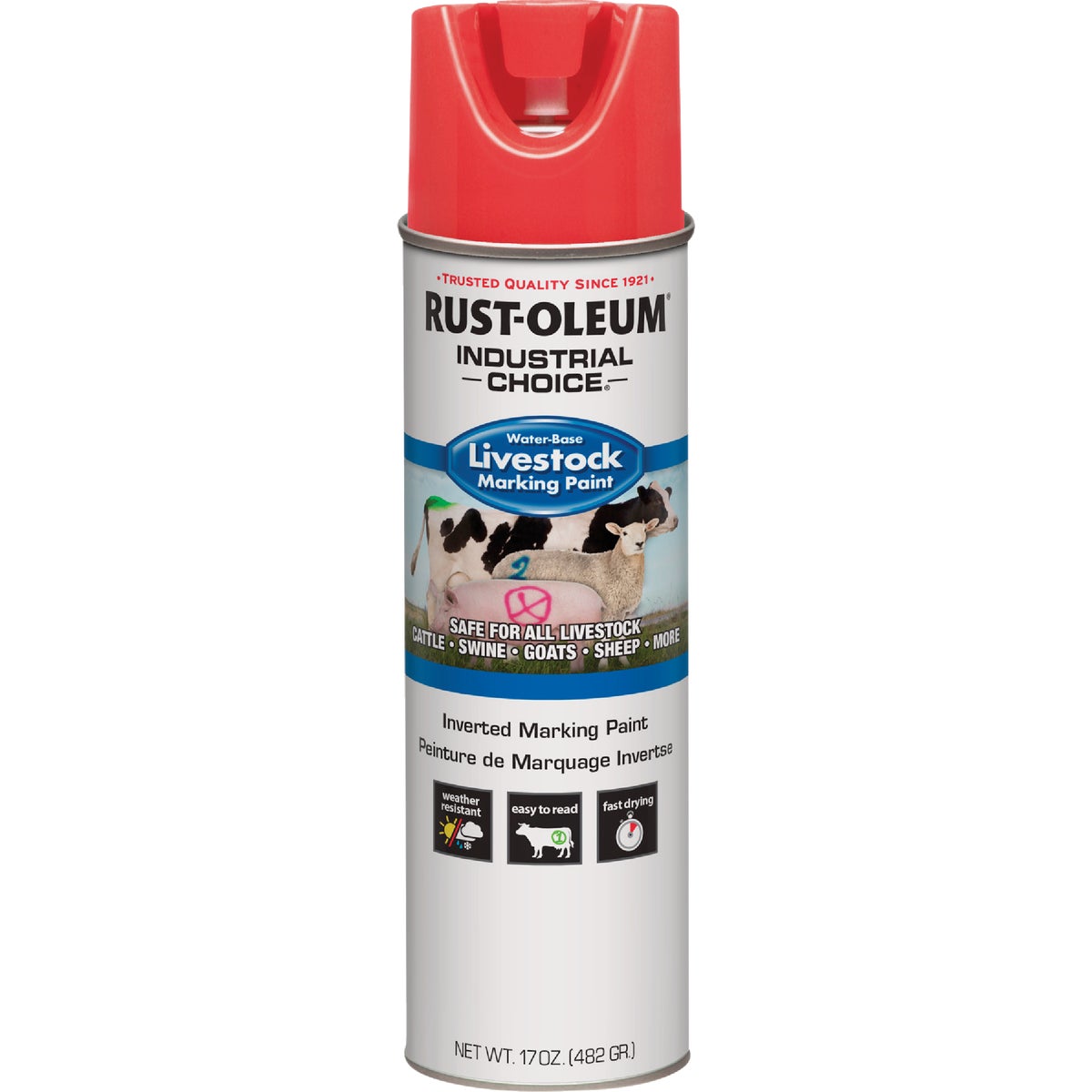 FLUOR RED LIVESTCK PAINT