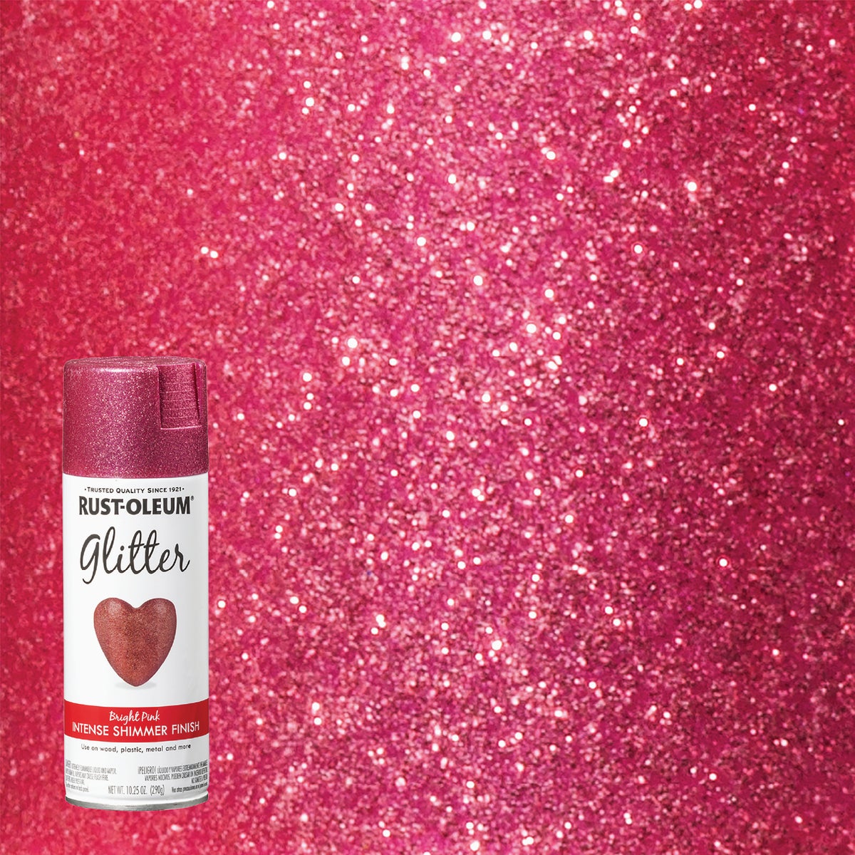 10.25OZ PINK GLTR PAINT