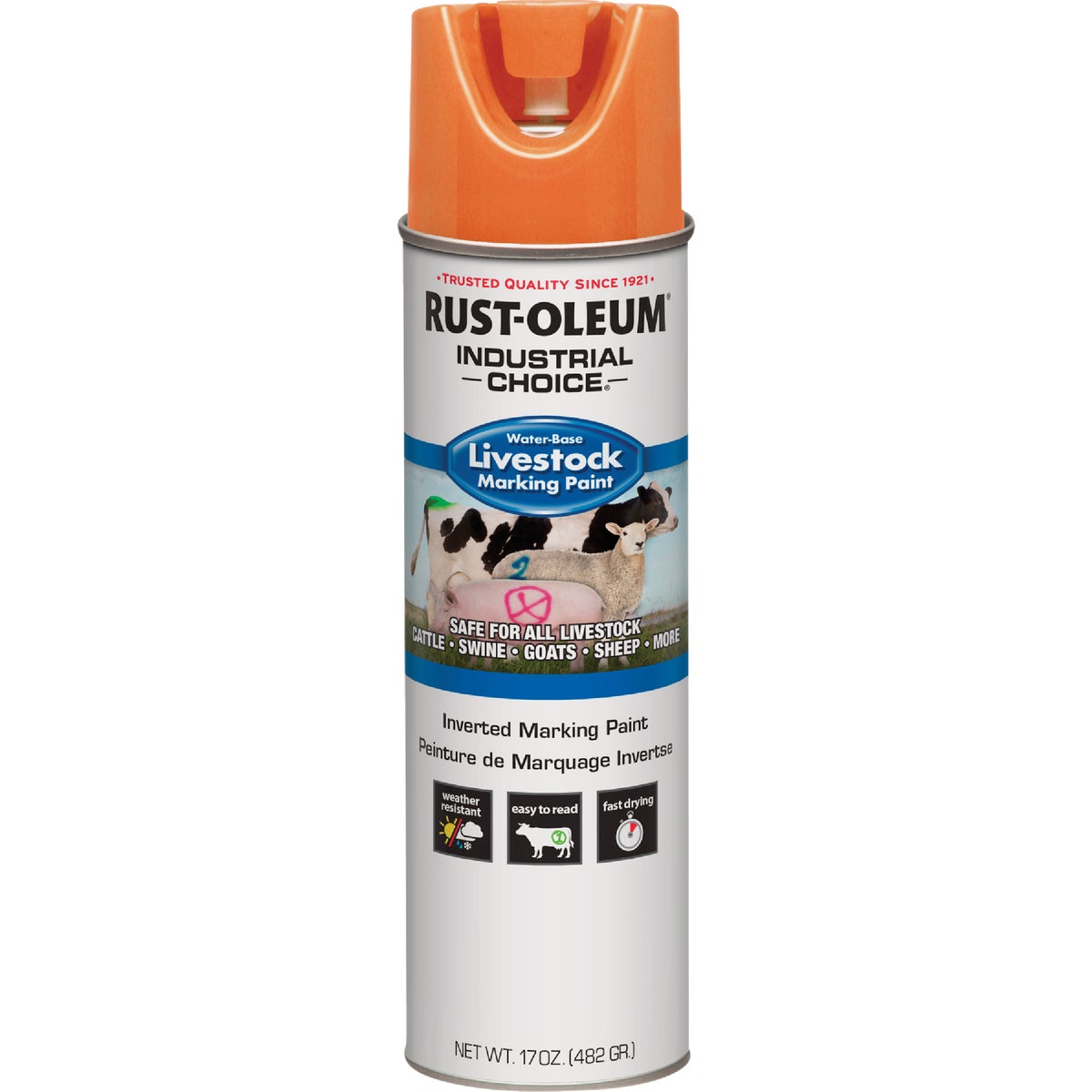 FLUOR ORG LIVESTCK PAINT