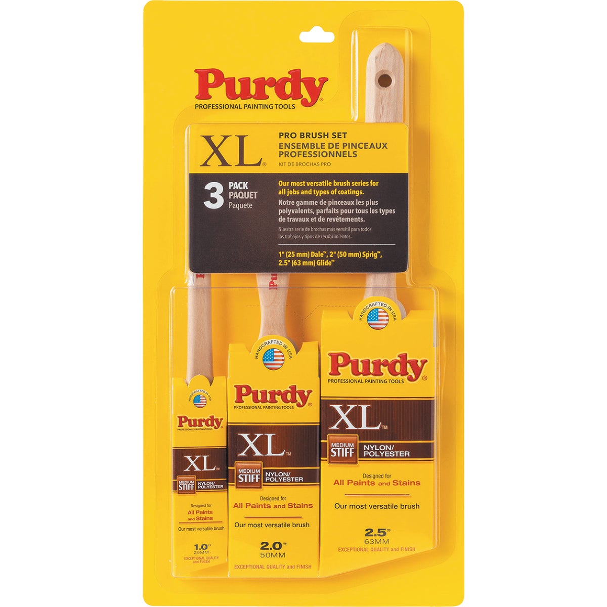 3PK PURDY BRUSH SET