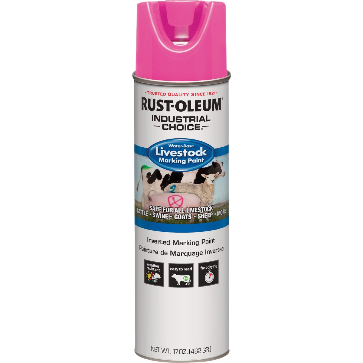 FLUOR PNK LIVESTCK PAINT