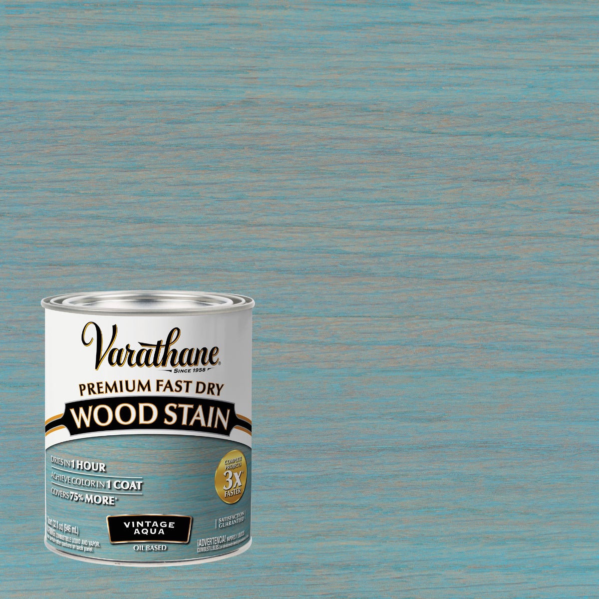 VINTAGE AQUA WOOD STAIN