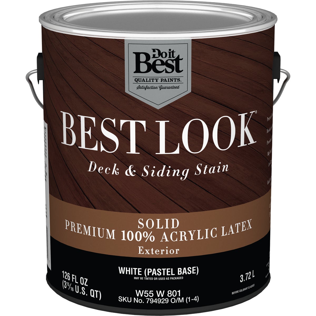 Best Look Solid Deck & Siding Exterior Stain 794929