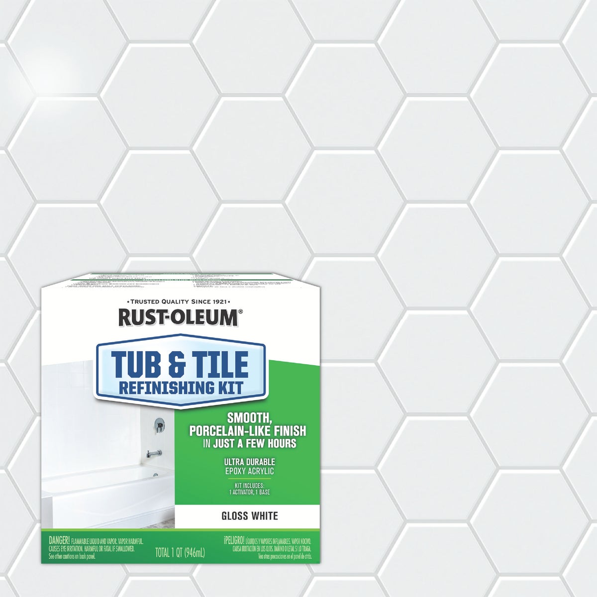 QT WHT TUB/TILE KIT