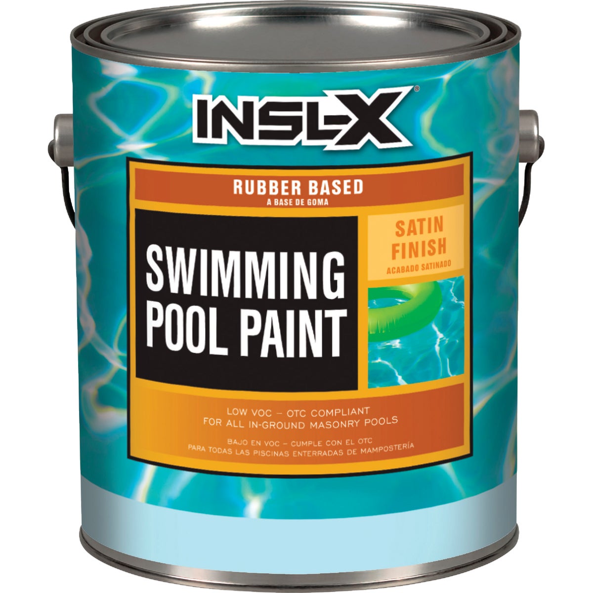 Insl-X 1 Gal. Royal Blue Satin Rubber Based Pool Paint 797143