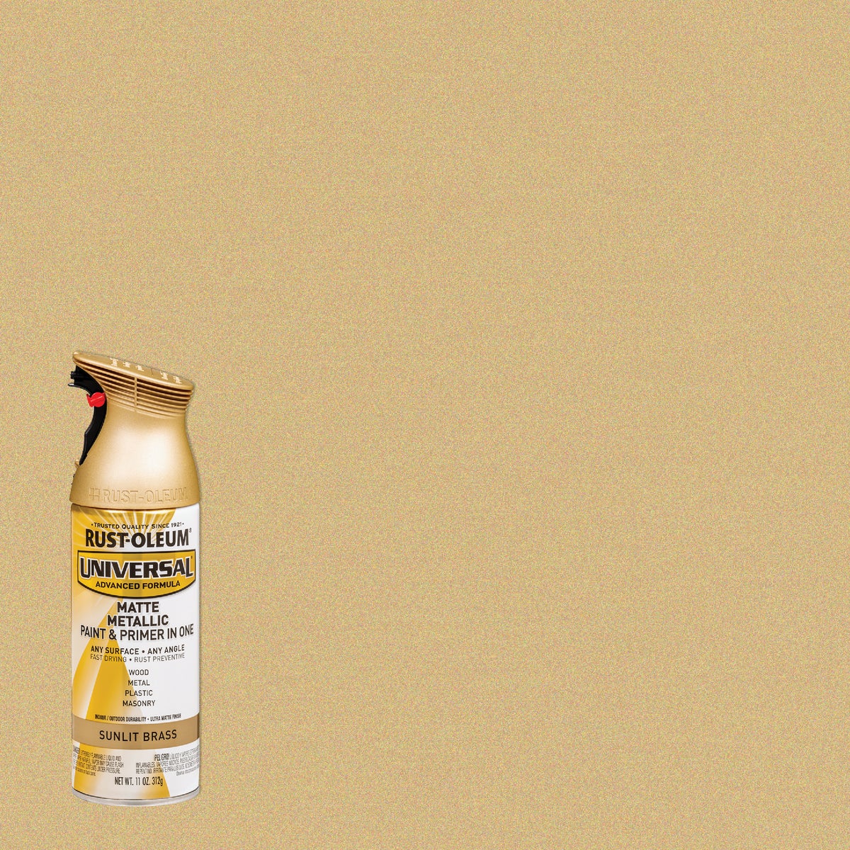 MET BRASS SPRAY PAINT