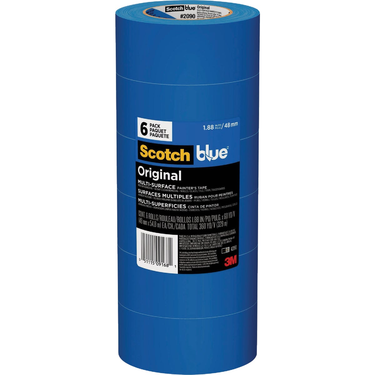 6ROLL 1.88"X60 YD TAPE
