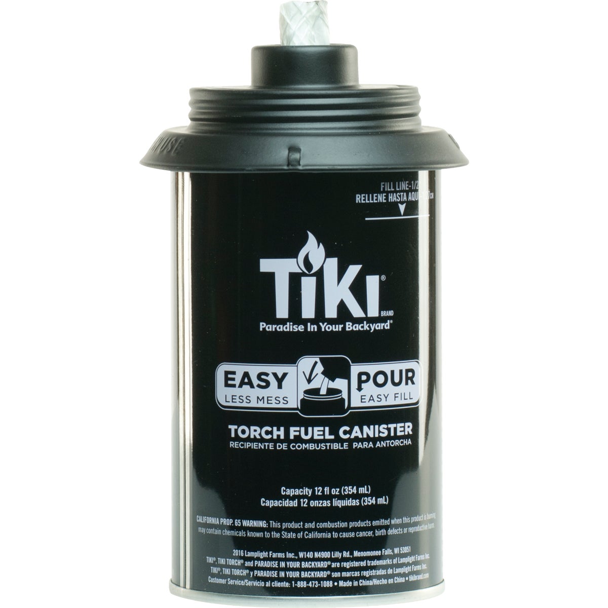 Tiki Easy Pour Torch Fuel Canister 800026