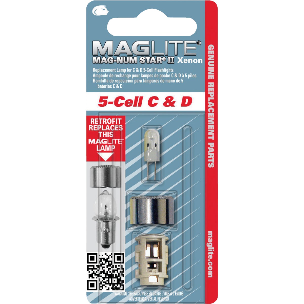 Maglite Xenon 6V Replacement Flashlight Bulb