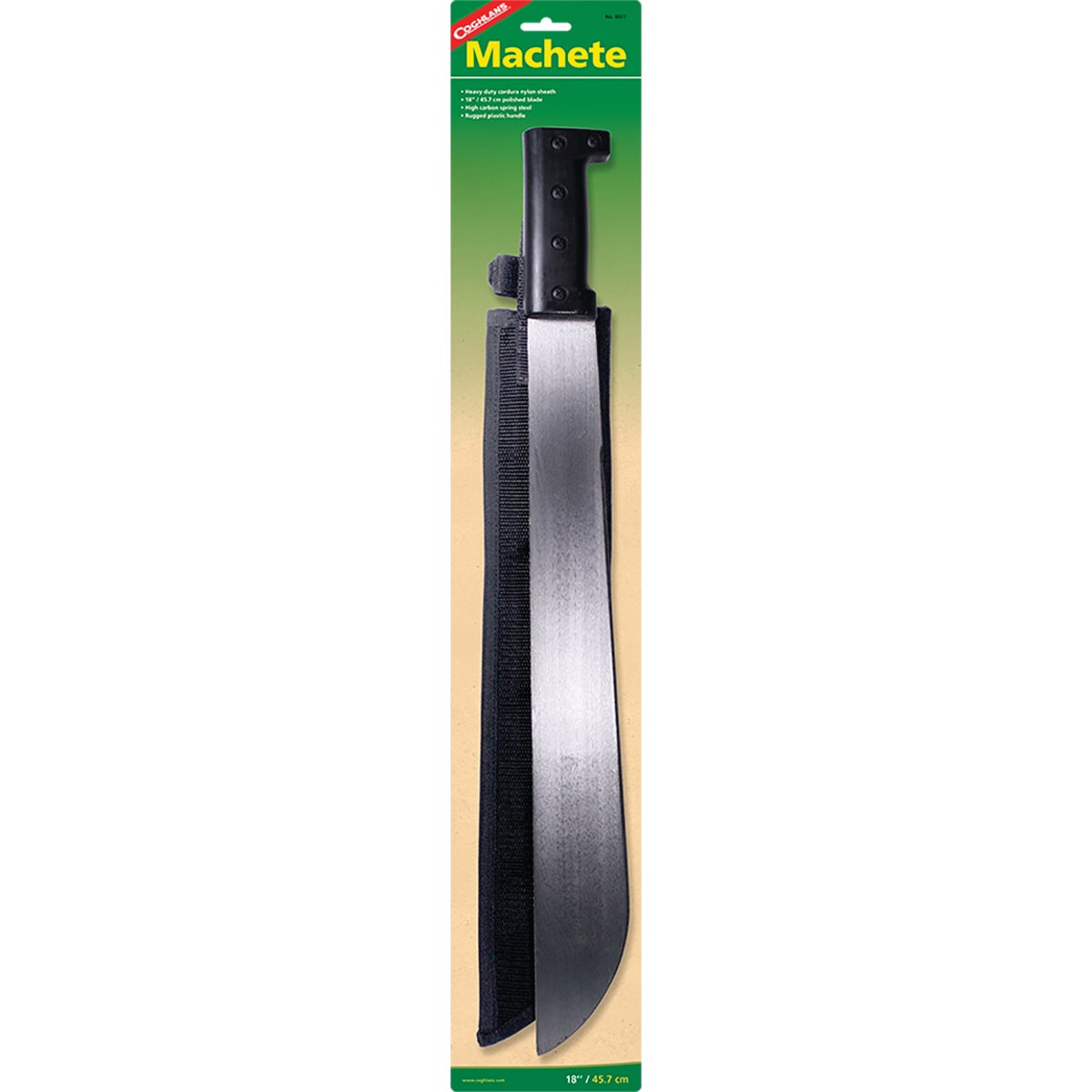 18" MACHETE W SHEATH