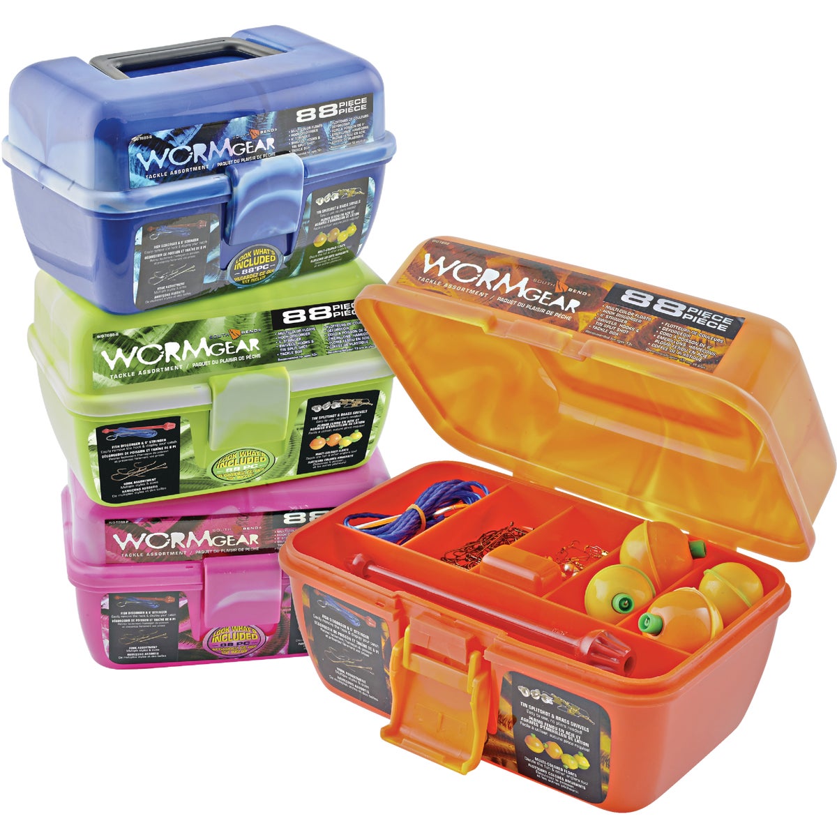 WRMGR 88PC TACKLE BOX