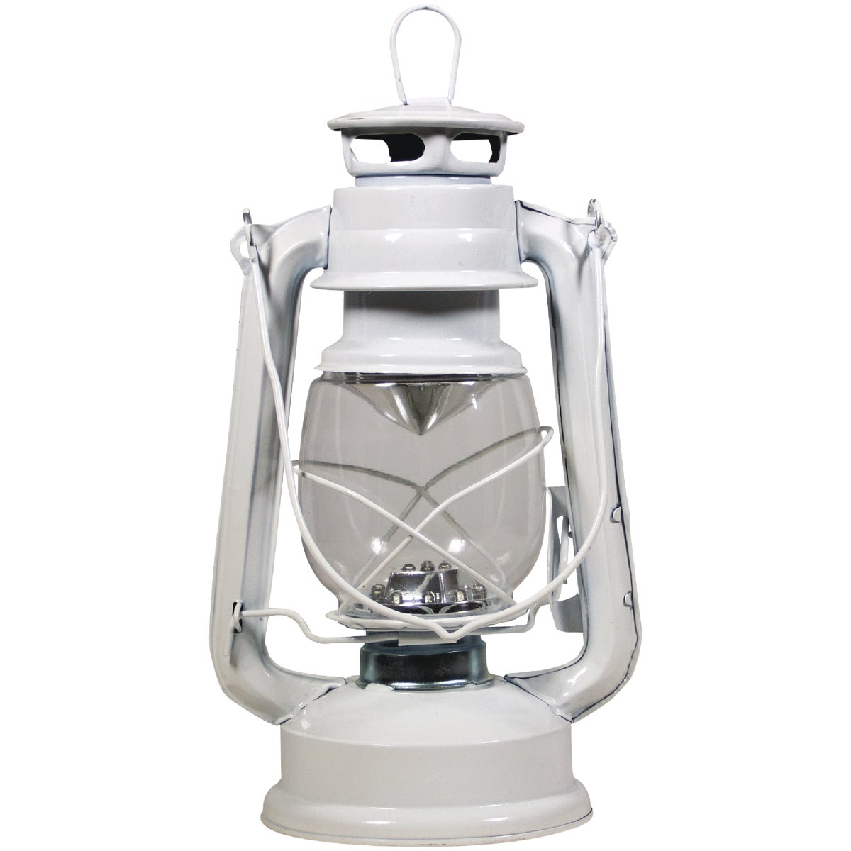 9" WHT LED HRRCN LANTERN