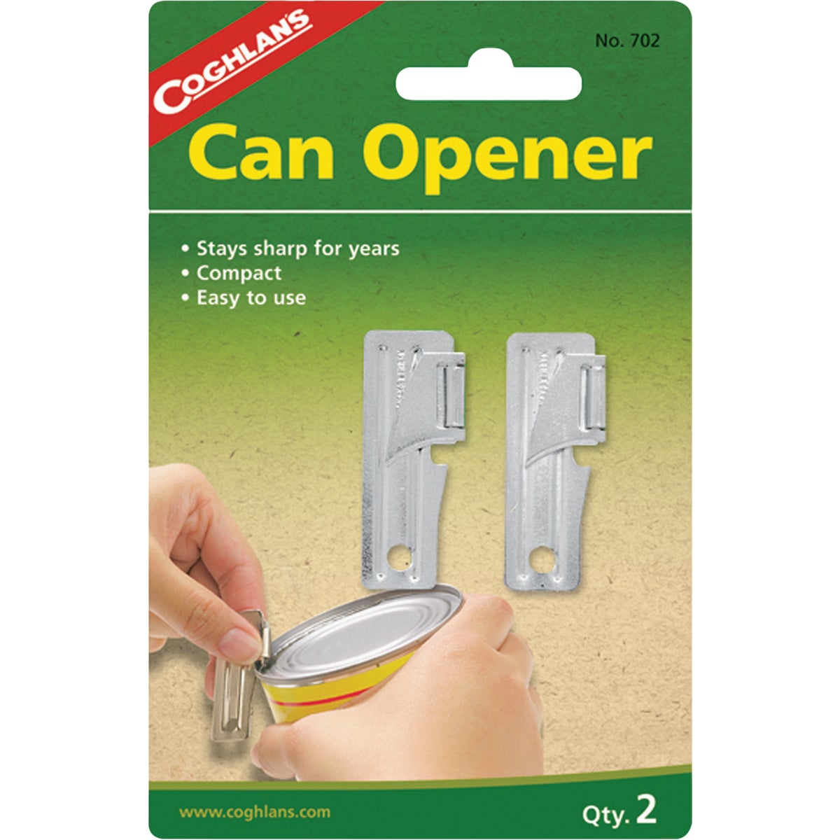 Coleman Nickel-Plated Steel Can Opener (2-Pack) 806970