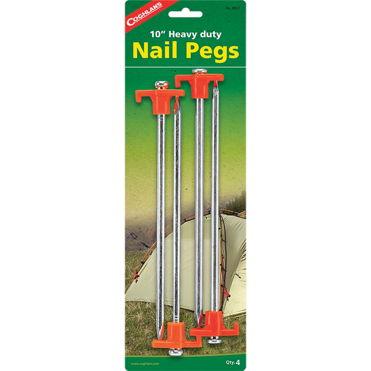 4PK 10" STEEL NAIL PEG