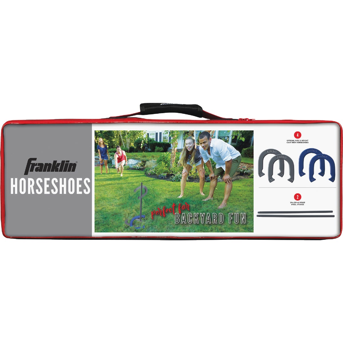 Franklin 24 In. Steel Official Size Family Horseshoe Set