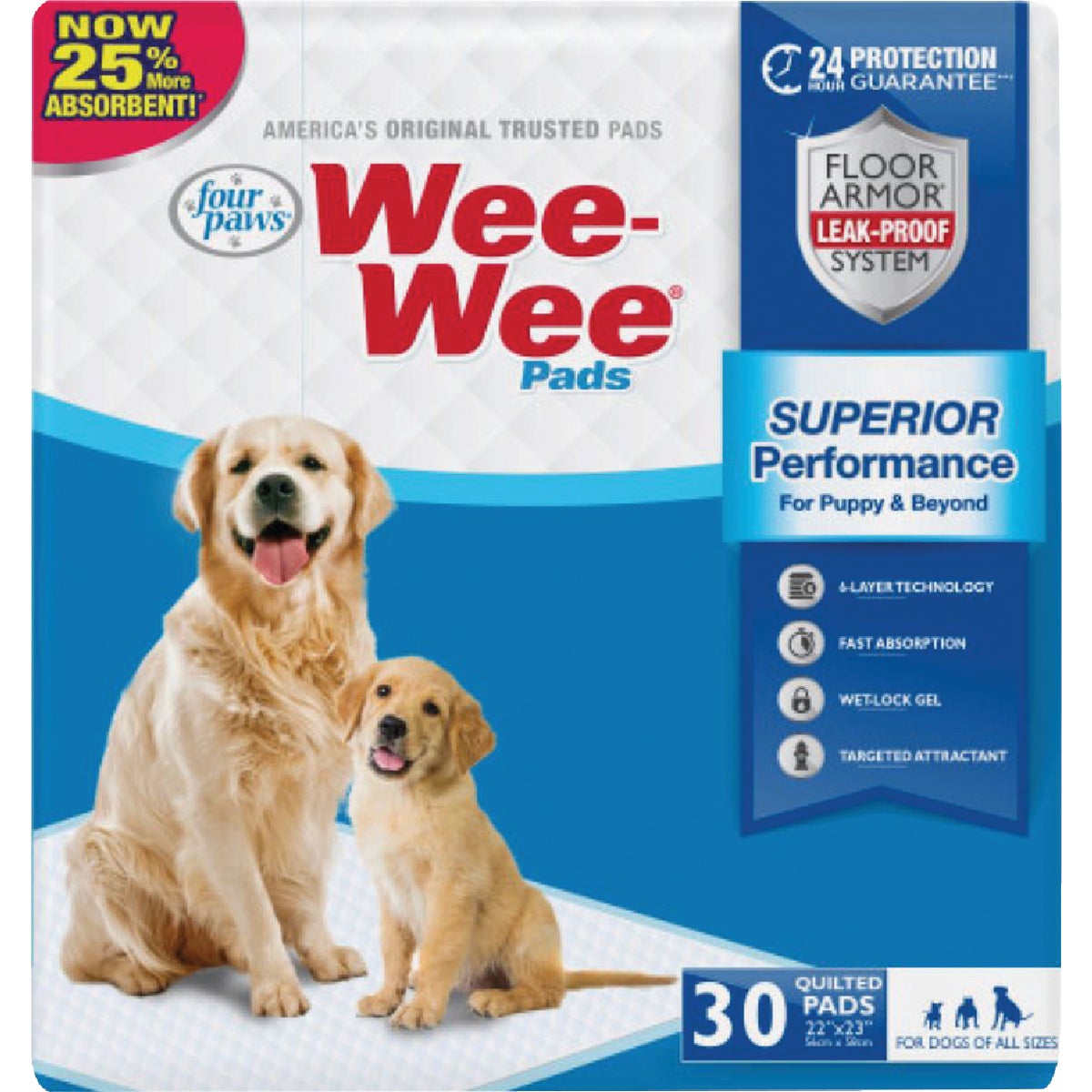 30CT PUPPY TRAINING PADS