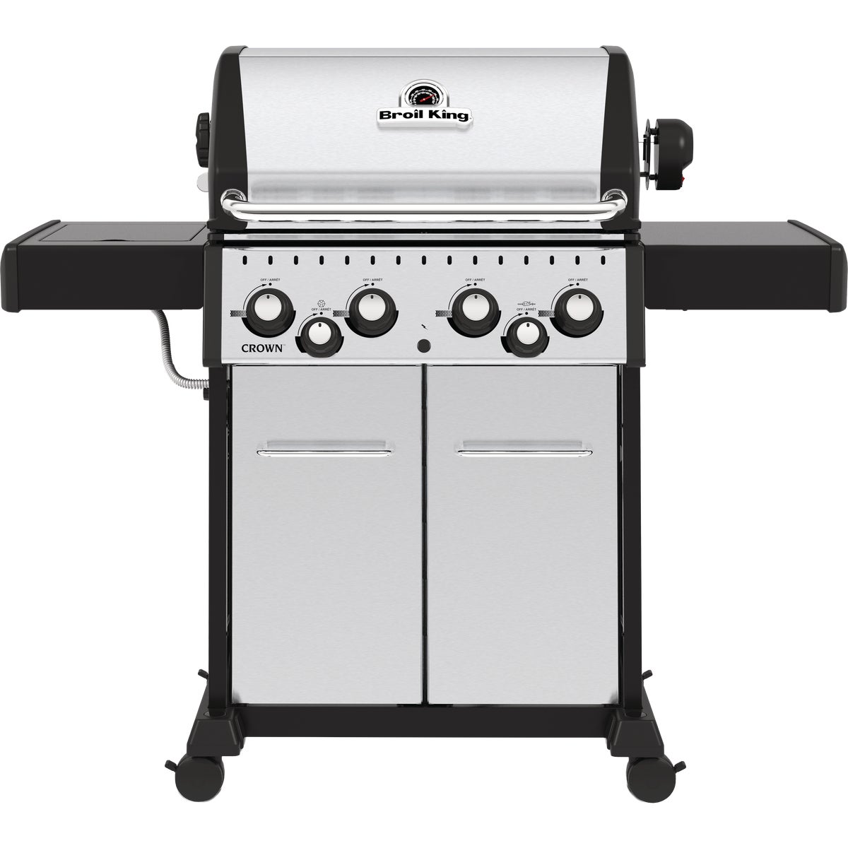 Broil King Crown S 490 4-burner Propane Bbq Grill With Side Burner & Rotisserie Burner