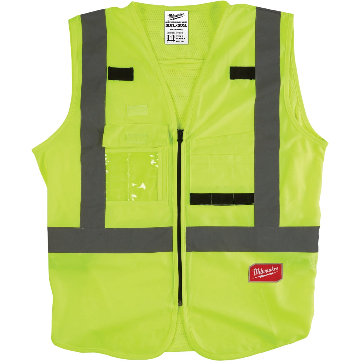 2XL/3XL HVS YLW STY VEST