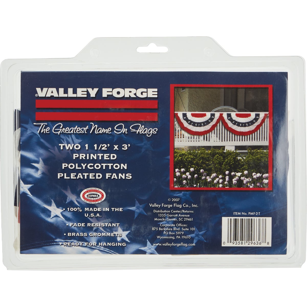 2PK 1.5X3 MINI FAN FLAG