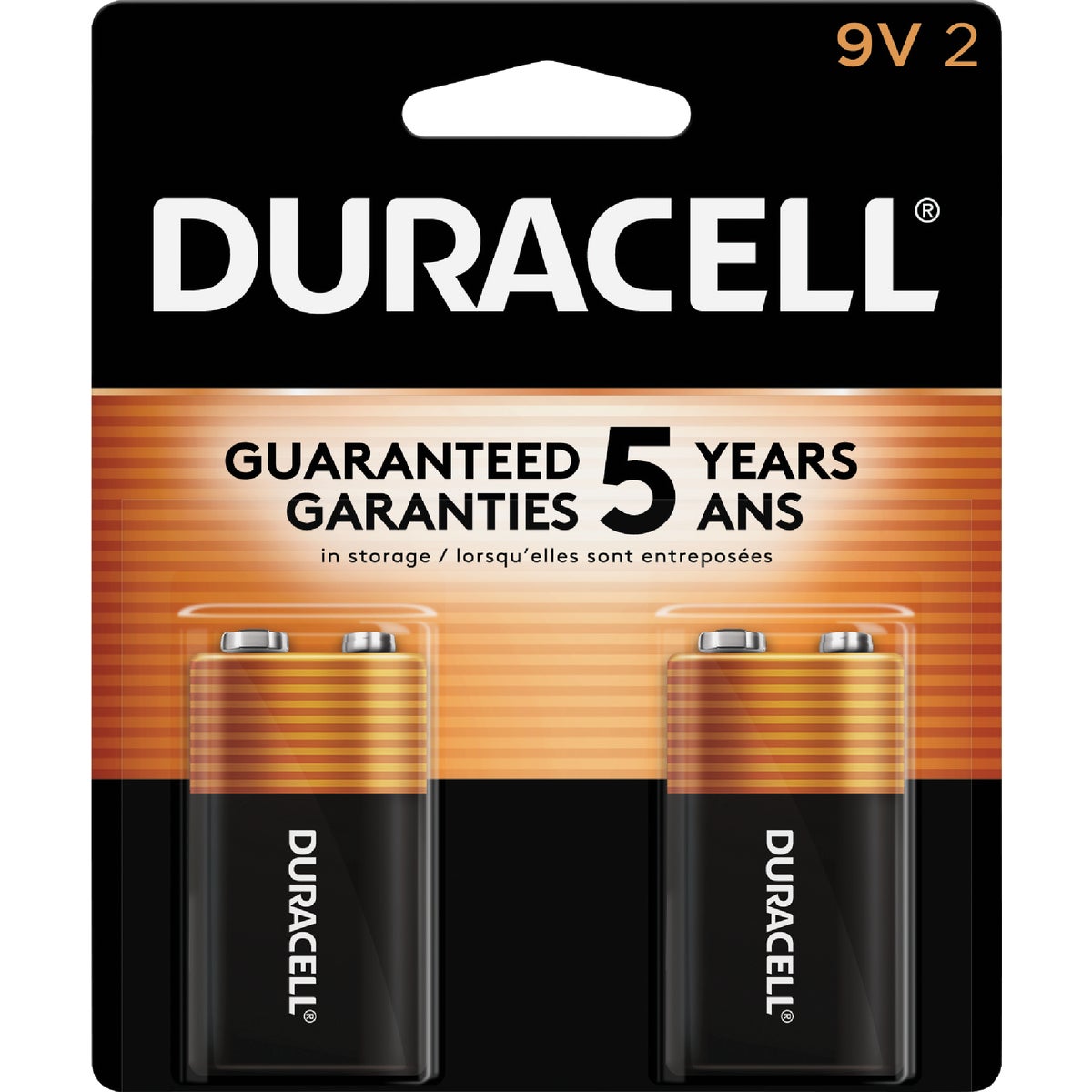 Duracell CopperTop 9V Alkaline Battery 816655