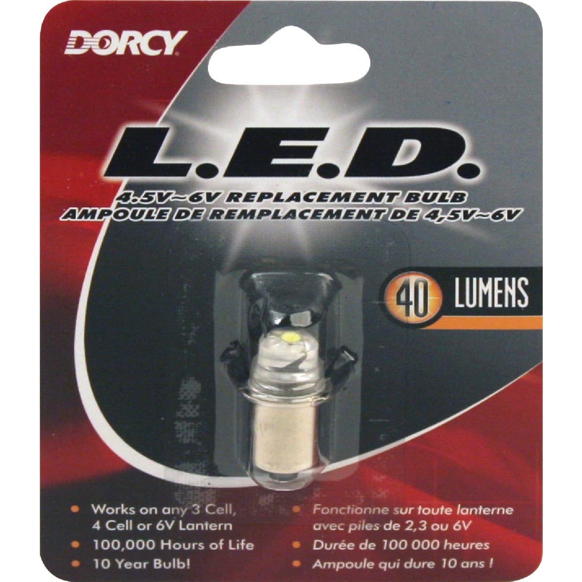Dorcy 3V LED Replacement Flashlight Bulb 819252