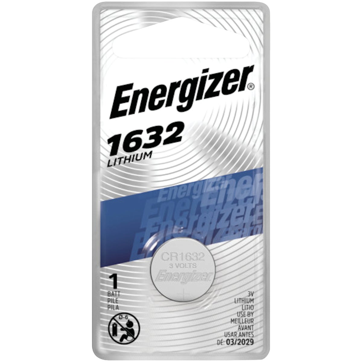 Energizer 1632 Lithium Coin Cell Battery 820555