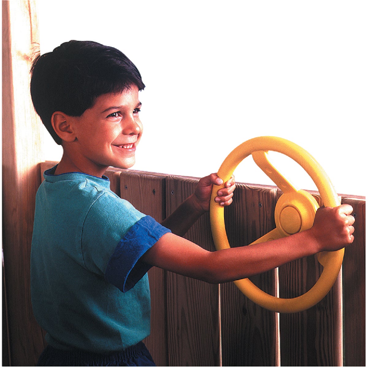 YELLOW STEERING WHEEL