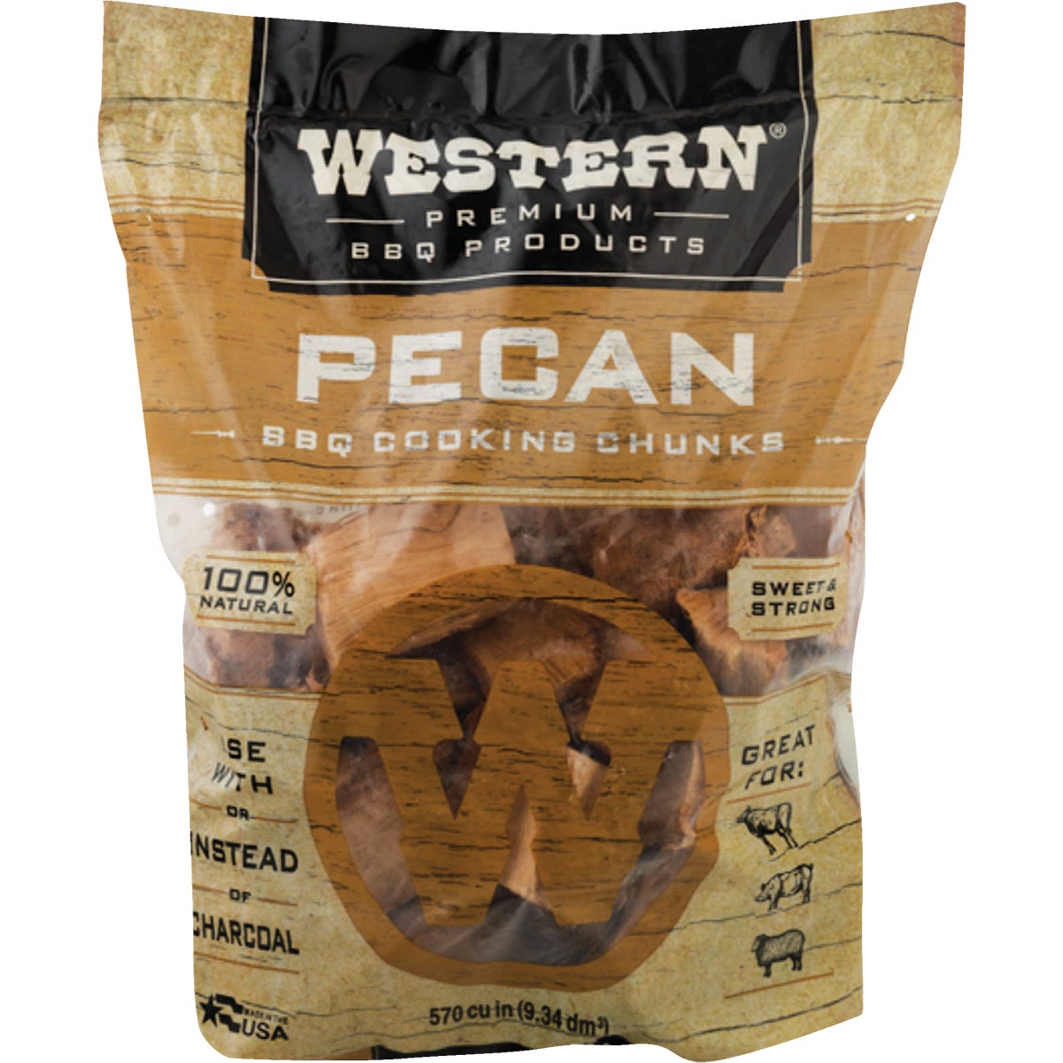 500 CU IN PECAN CHUNKS