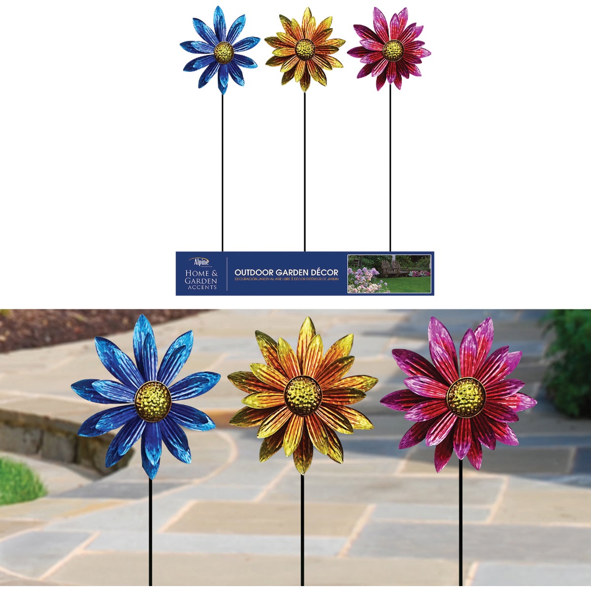 FLORAL WIND SPIN STAKE