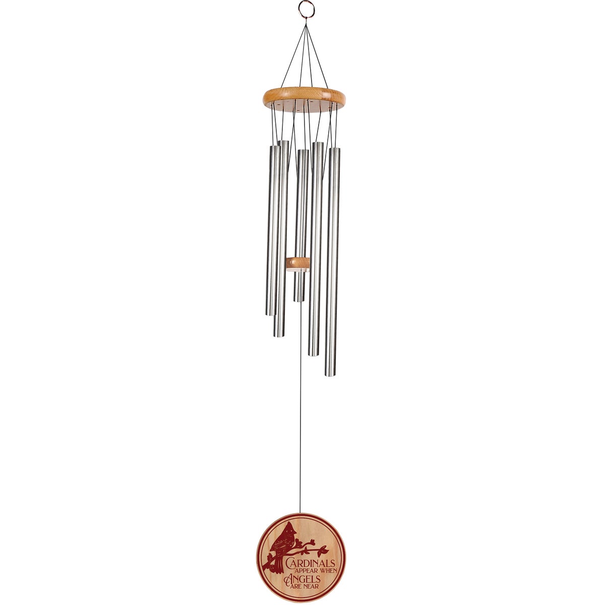 29" CARDINAL WIND CHIME