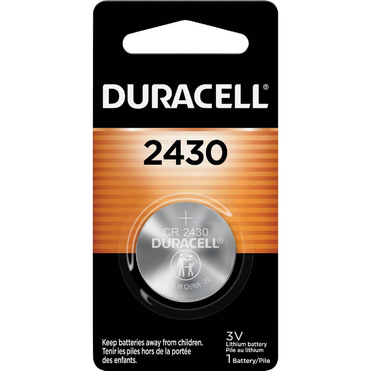 Duracell 2430 Lithium Coin Cell Battery 842648