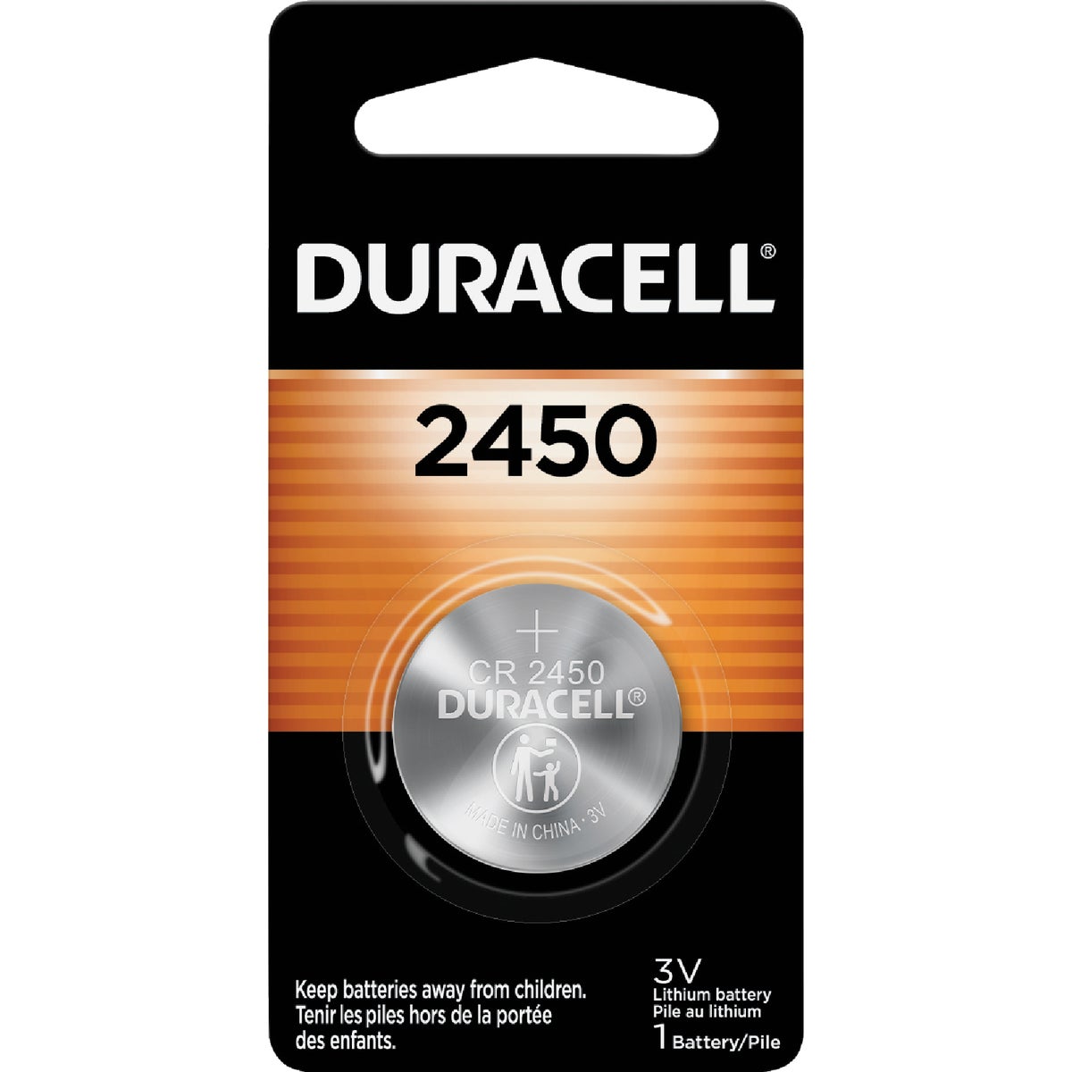 Duracell 2450 Lithium Coin Cell Battery 842656