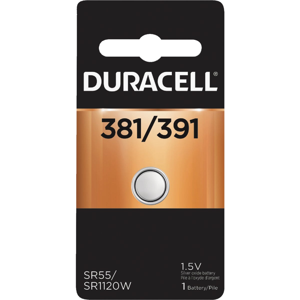 Duracell 381/391 Silver Oxide Button Cell Battery 846139