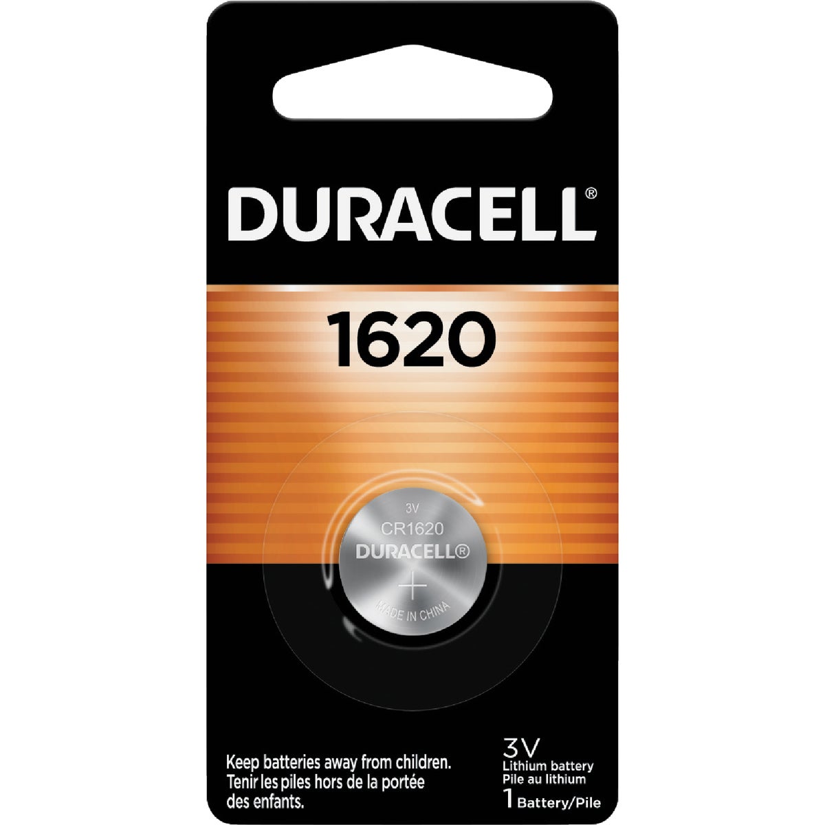 Duracell 1620 Lithium Coin Cell Battery 846236
