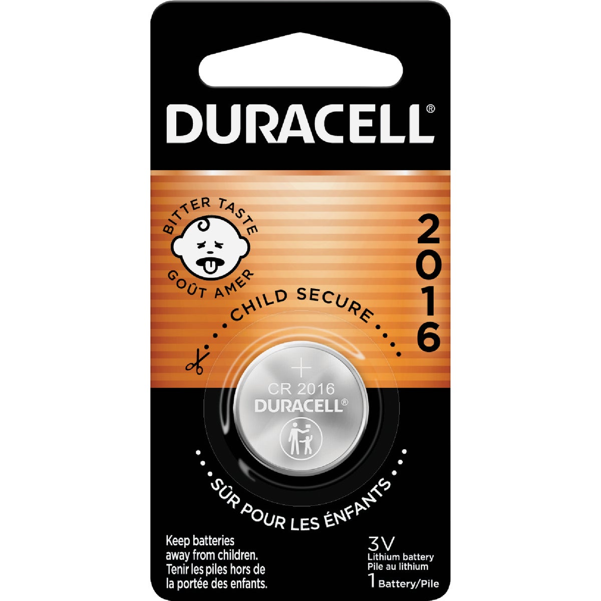 Duracell 2016 Lithium Coin Cell Battery 846244
