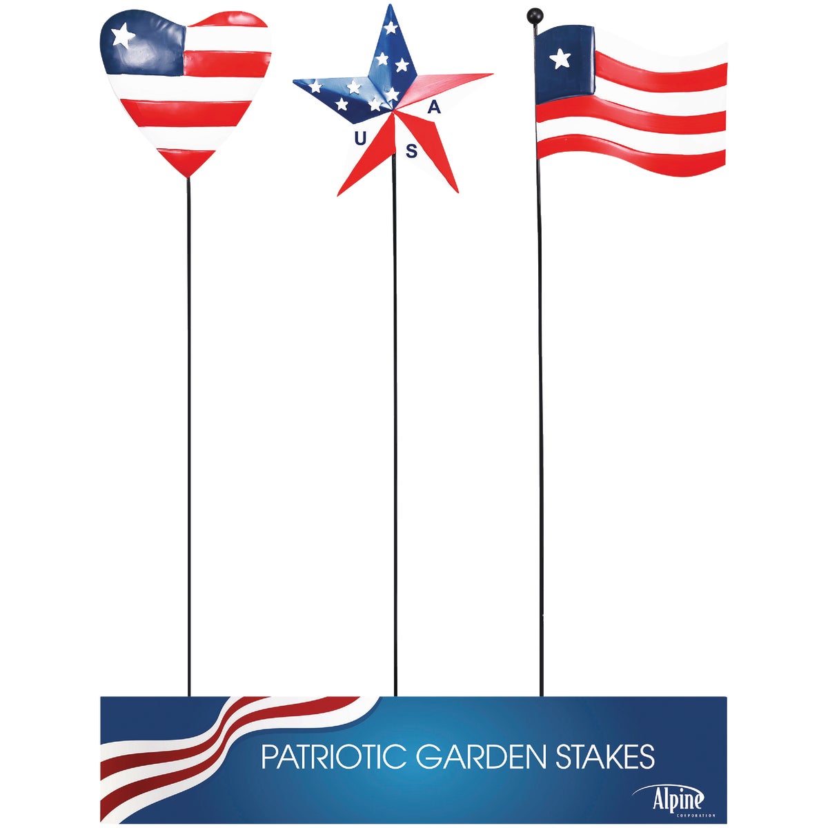 40" PATRIOTC FLAG STAKE