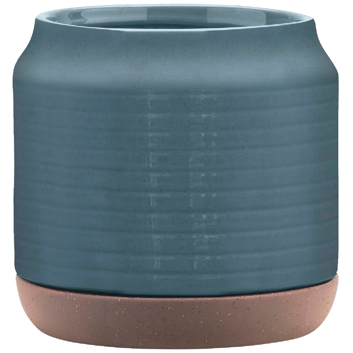 Southern Patio Oakland 6 In. Ceramic Blue Planter 858079