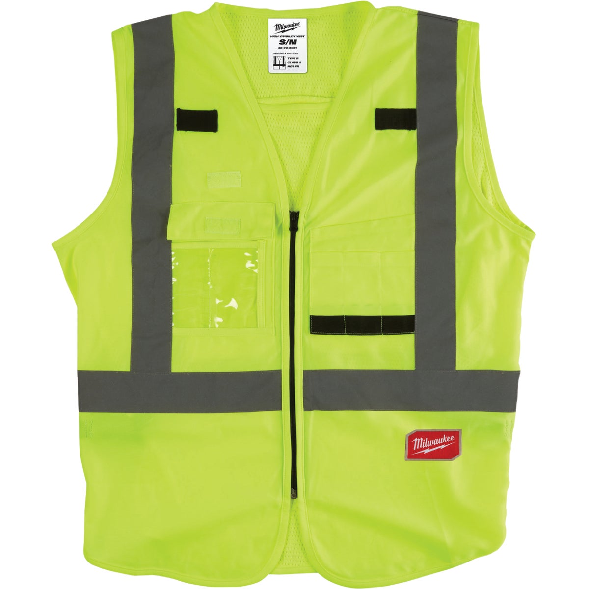 S/M HIVIS YLW SFTY VEST