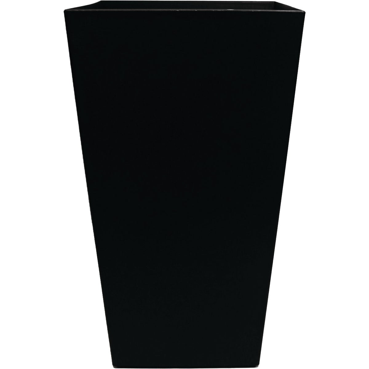 20"T FNLY SQ BLK PLANTER