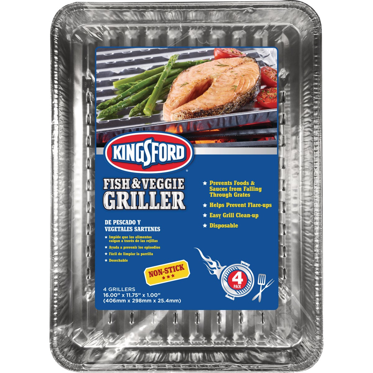 4CT FISH&VEG GRILL PAN