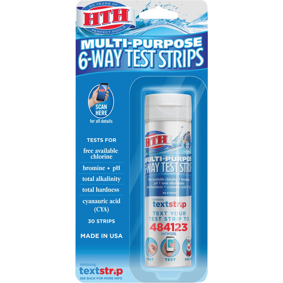 30PK 6-WAY TEST STRIPS