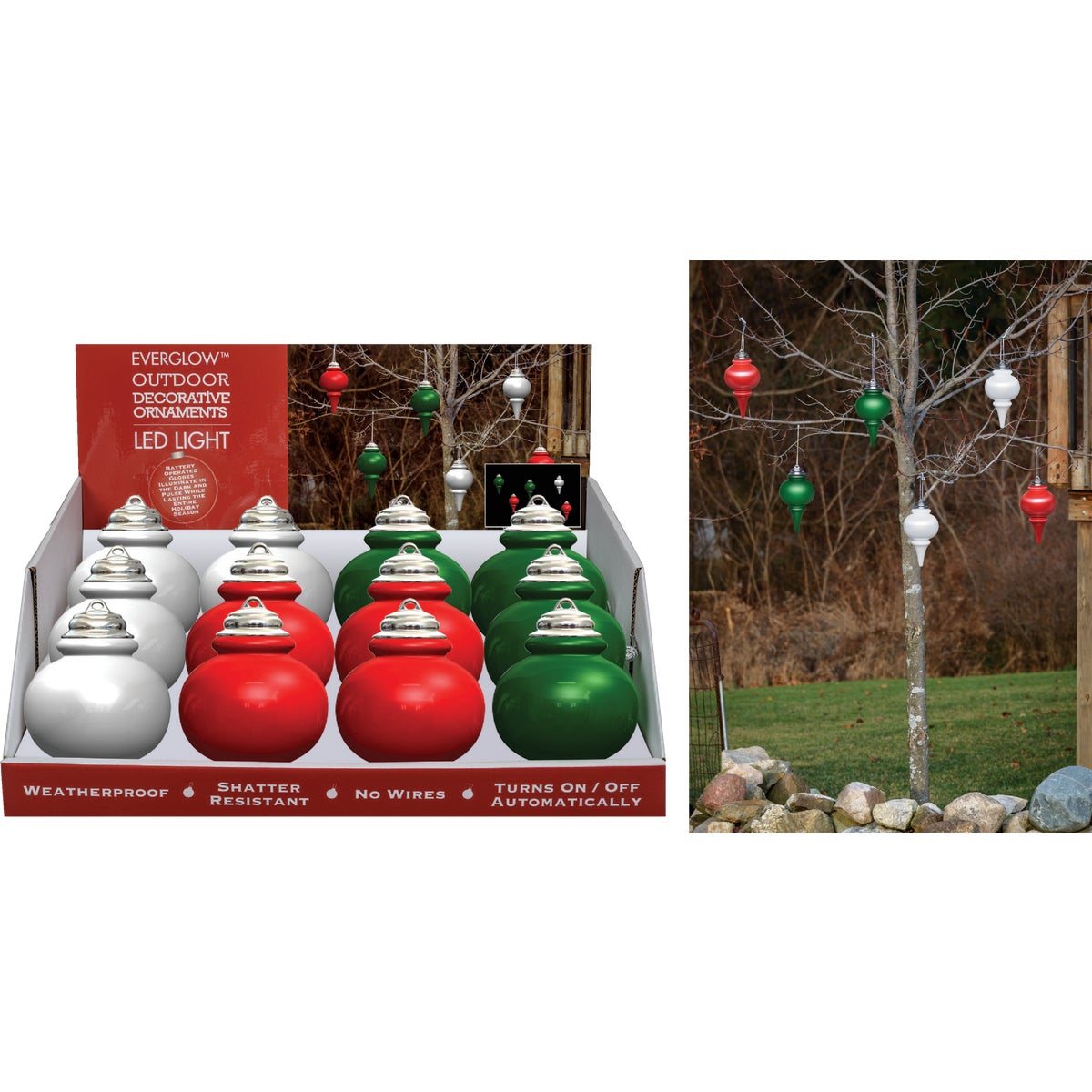 OUTDOR LED FINL ORNAMENT