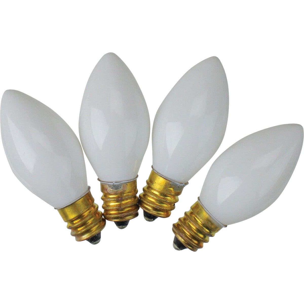 4PK C7 WHITE CERAM BULB