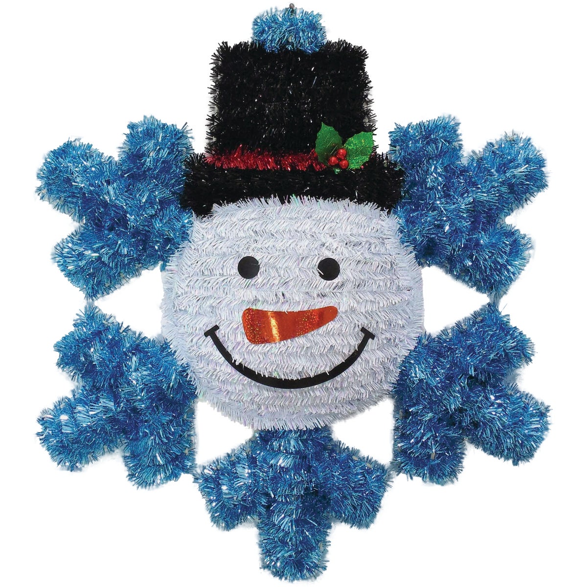 2D TINSEL SNOWMAN