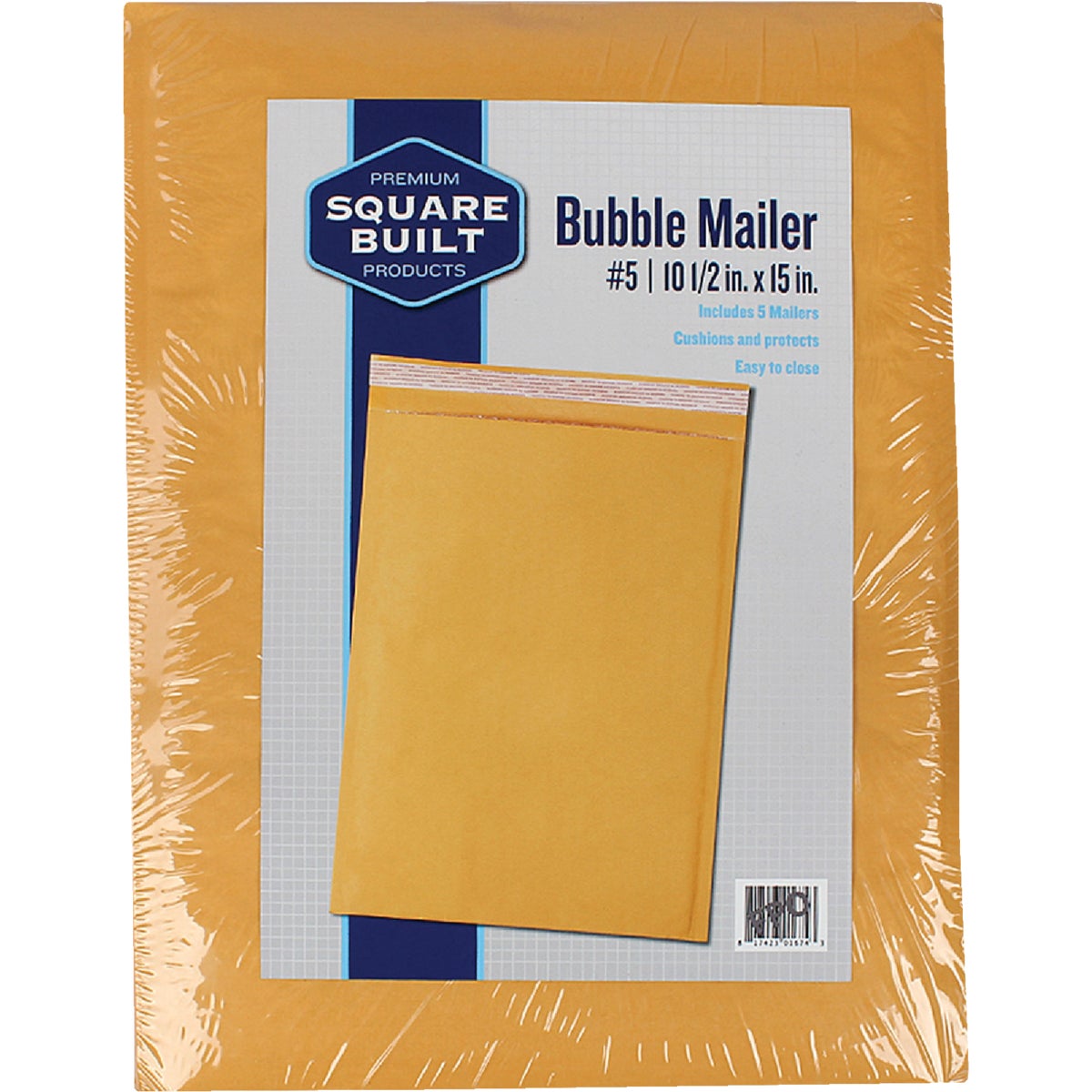 5PK #5 BUBBLE MAILER