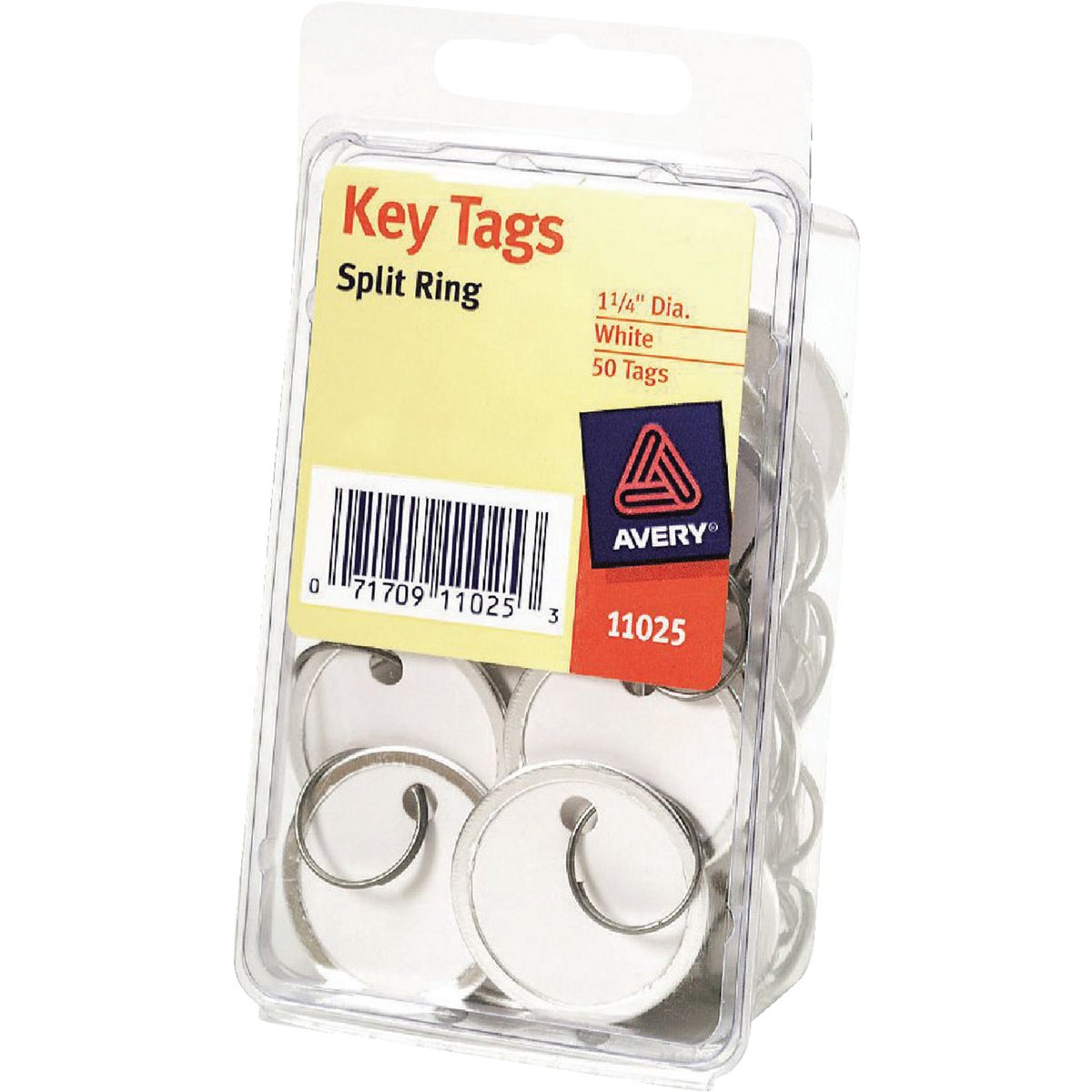 50PK 1-1/4" KEY RING